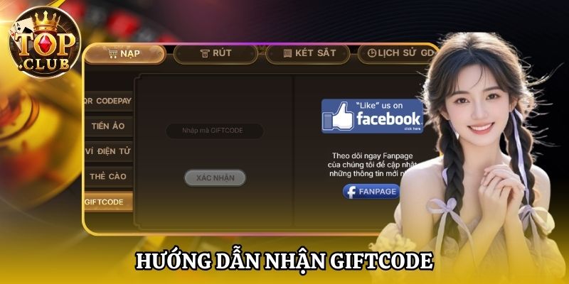 Hướng dẫn nhận Giftcode
